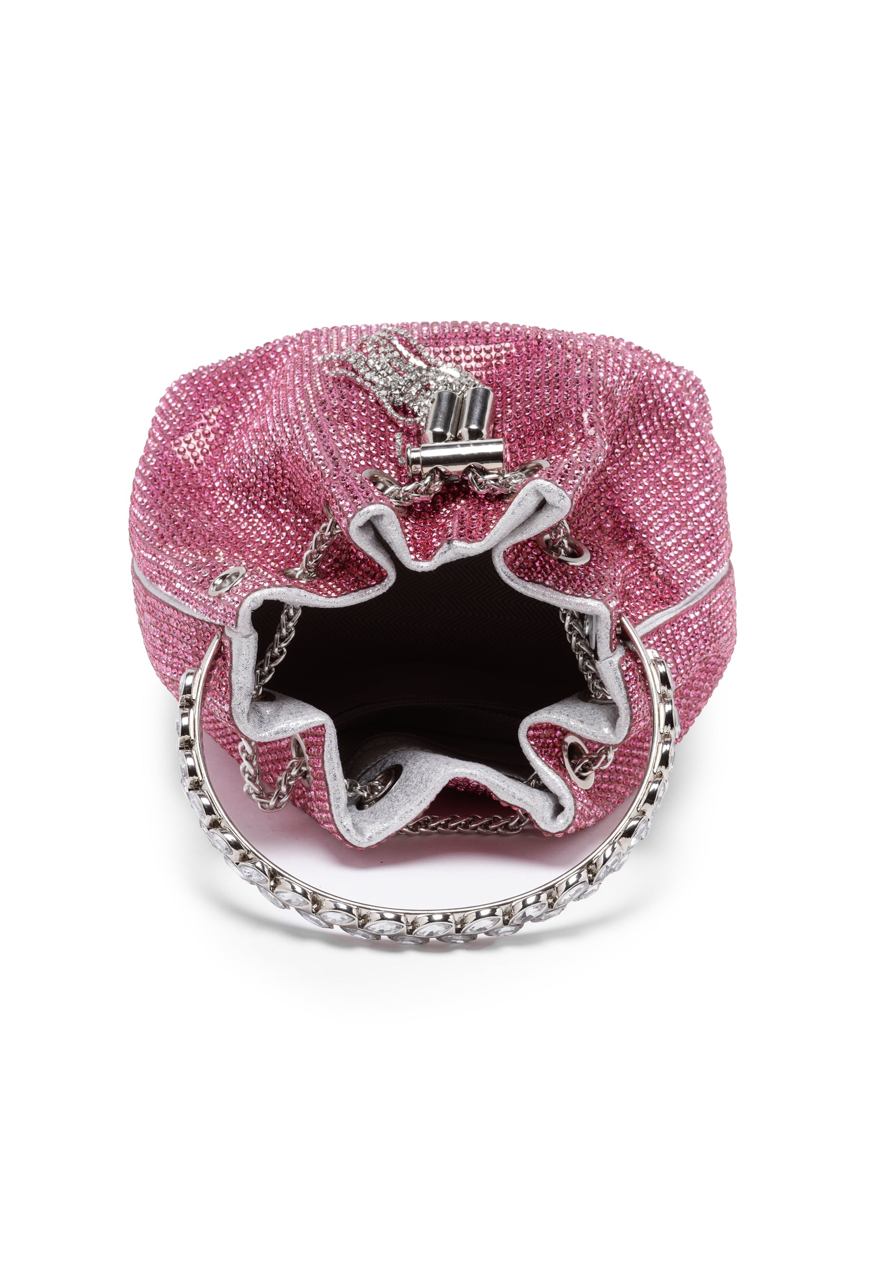 Pink Crystal Dubbade Axel Clutch