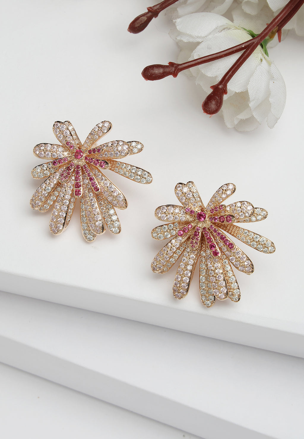 Daisy Zirconia Studs