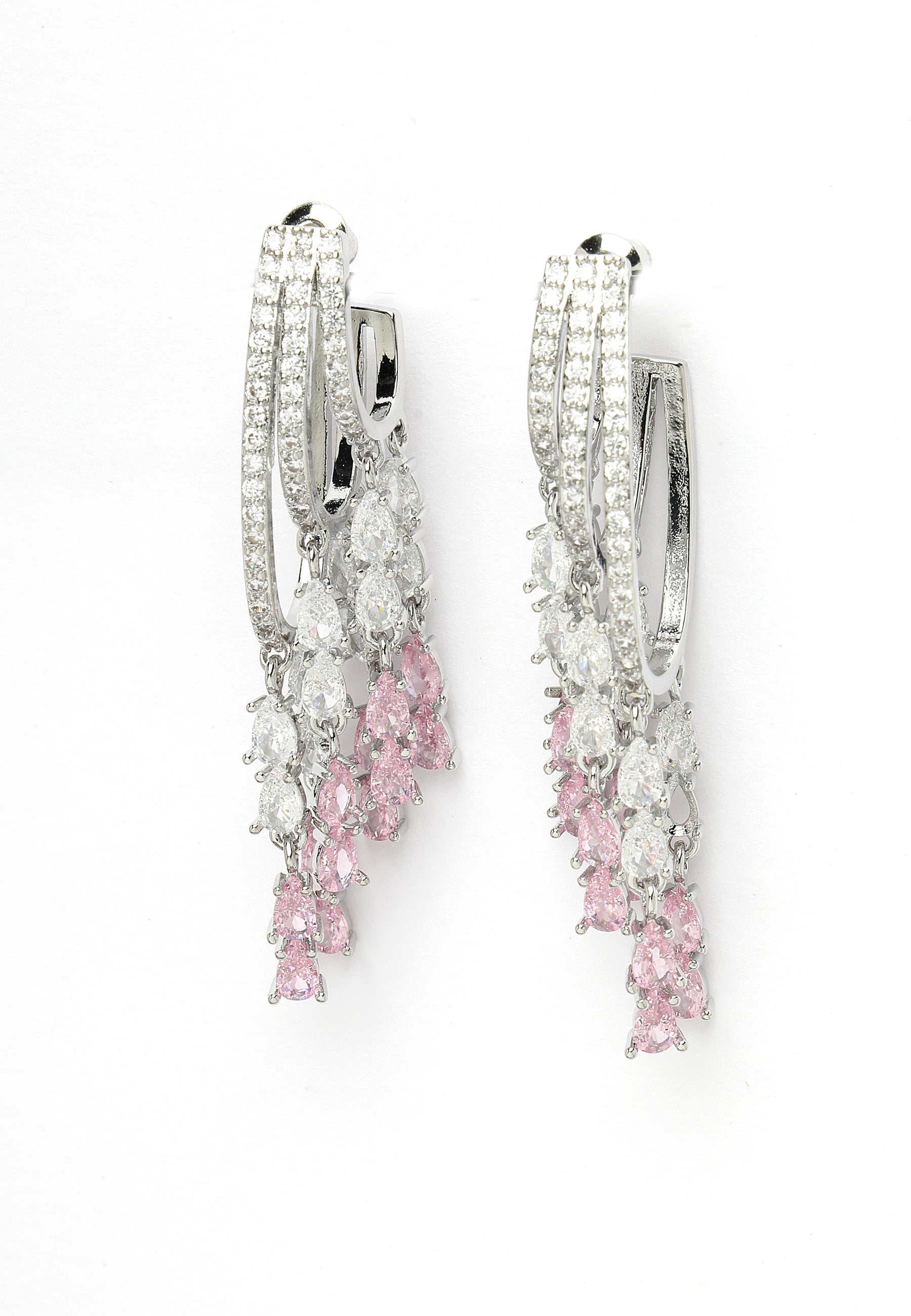 Zirconia Dangle Earrings