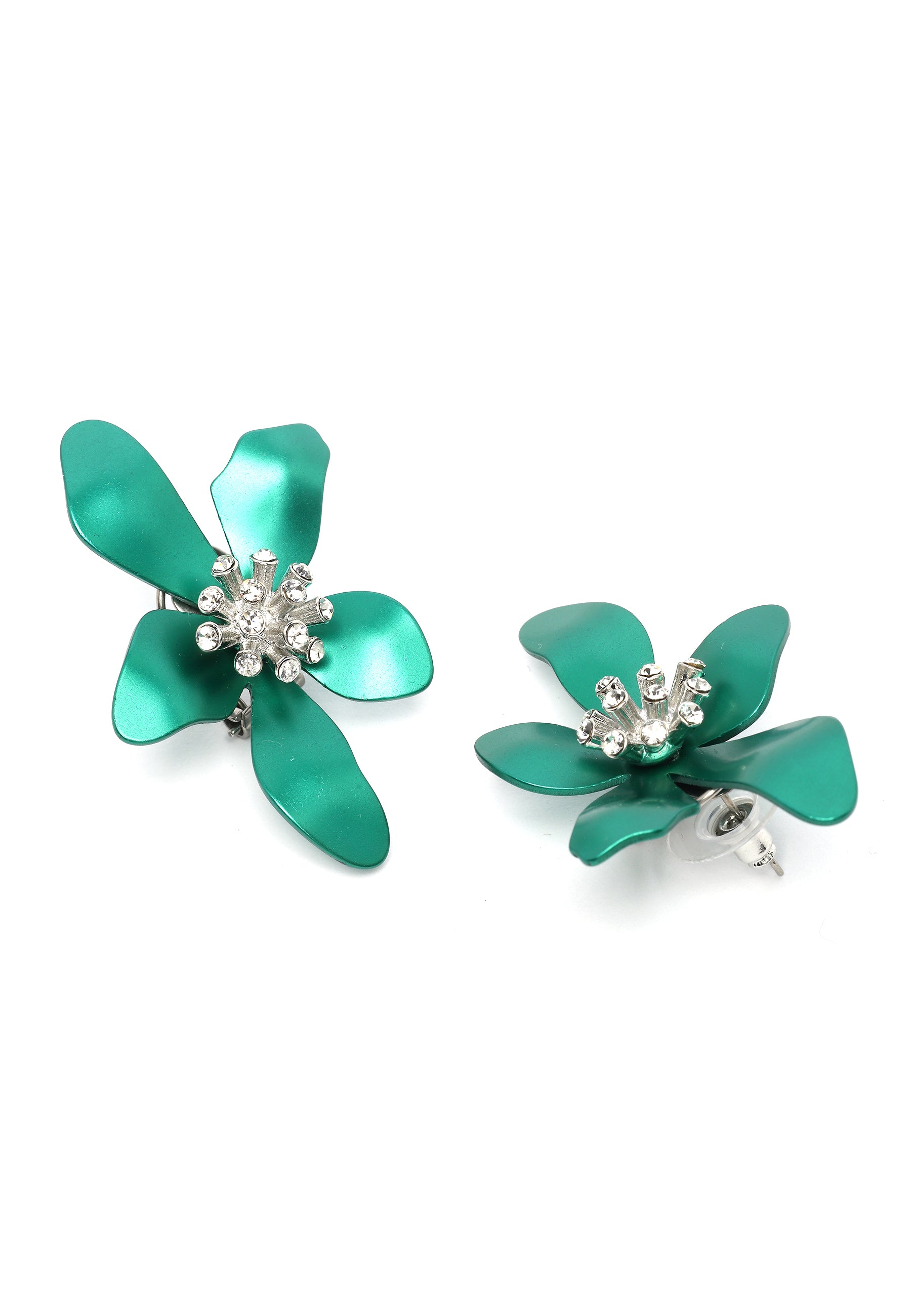 Boucles d'oreilles en forme de fleur