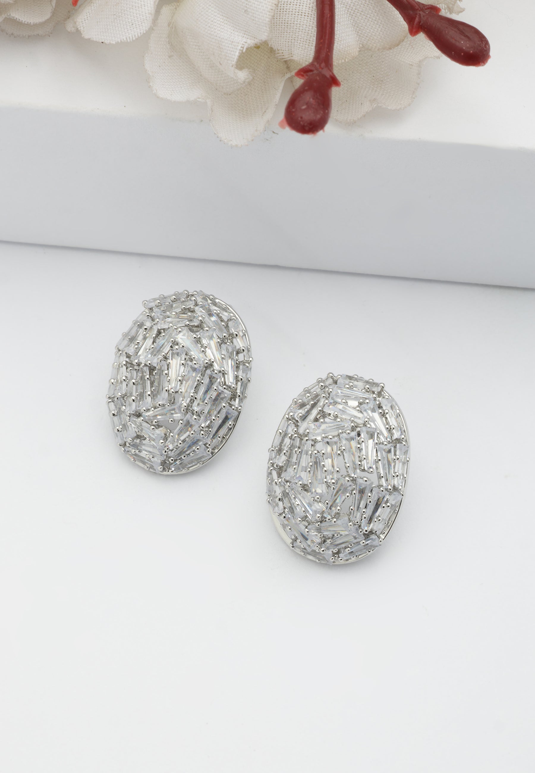 Baguette Stud Oorbellen