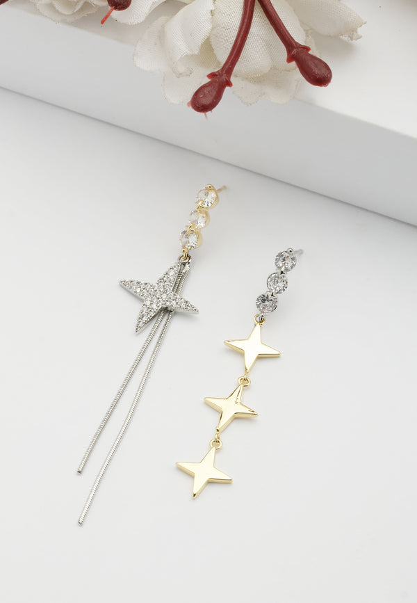 Starry Elegance Dangle Earrings