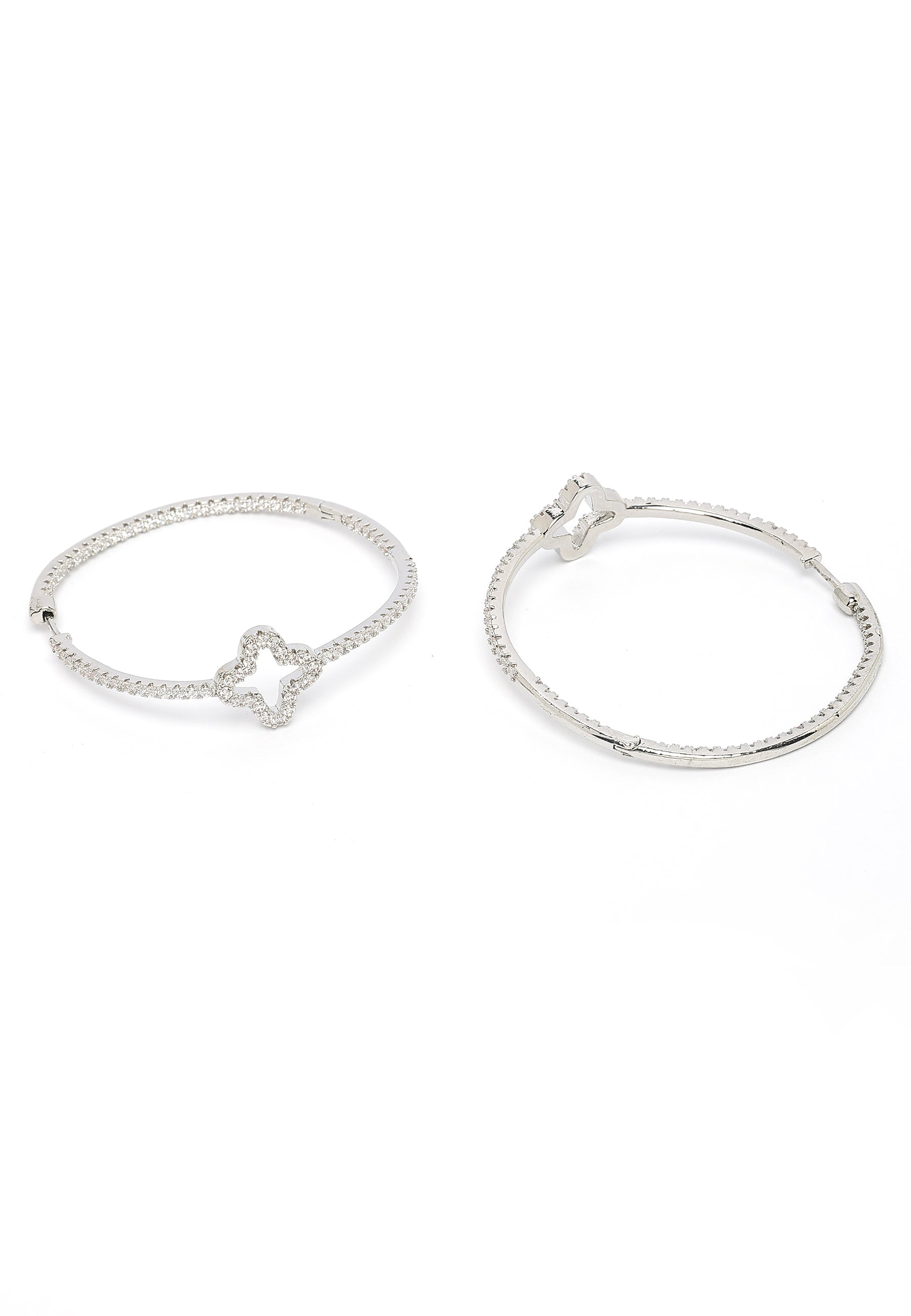 Clover Hoop Earrings