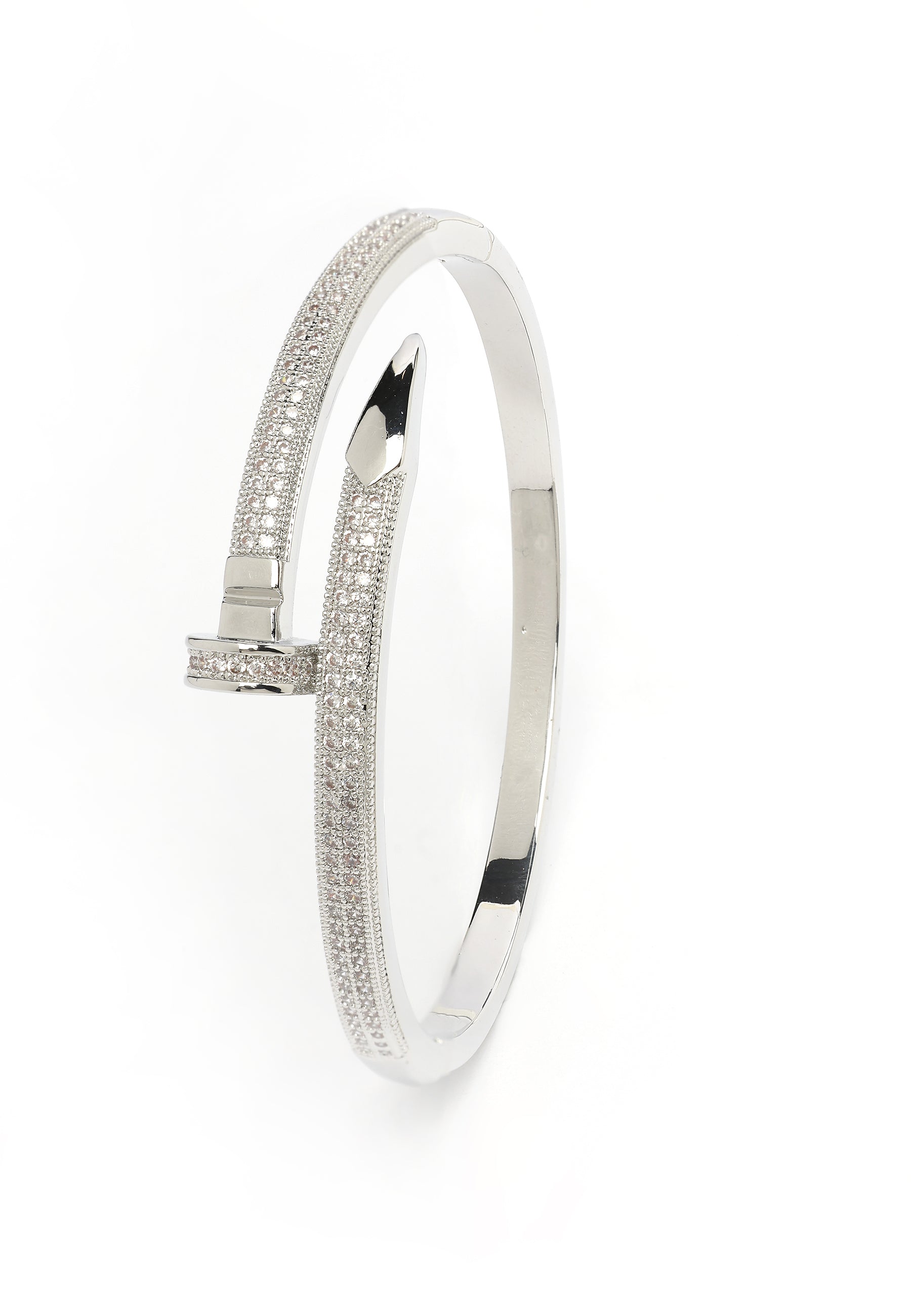 Brazalete Brillante de Plata Aguda