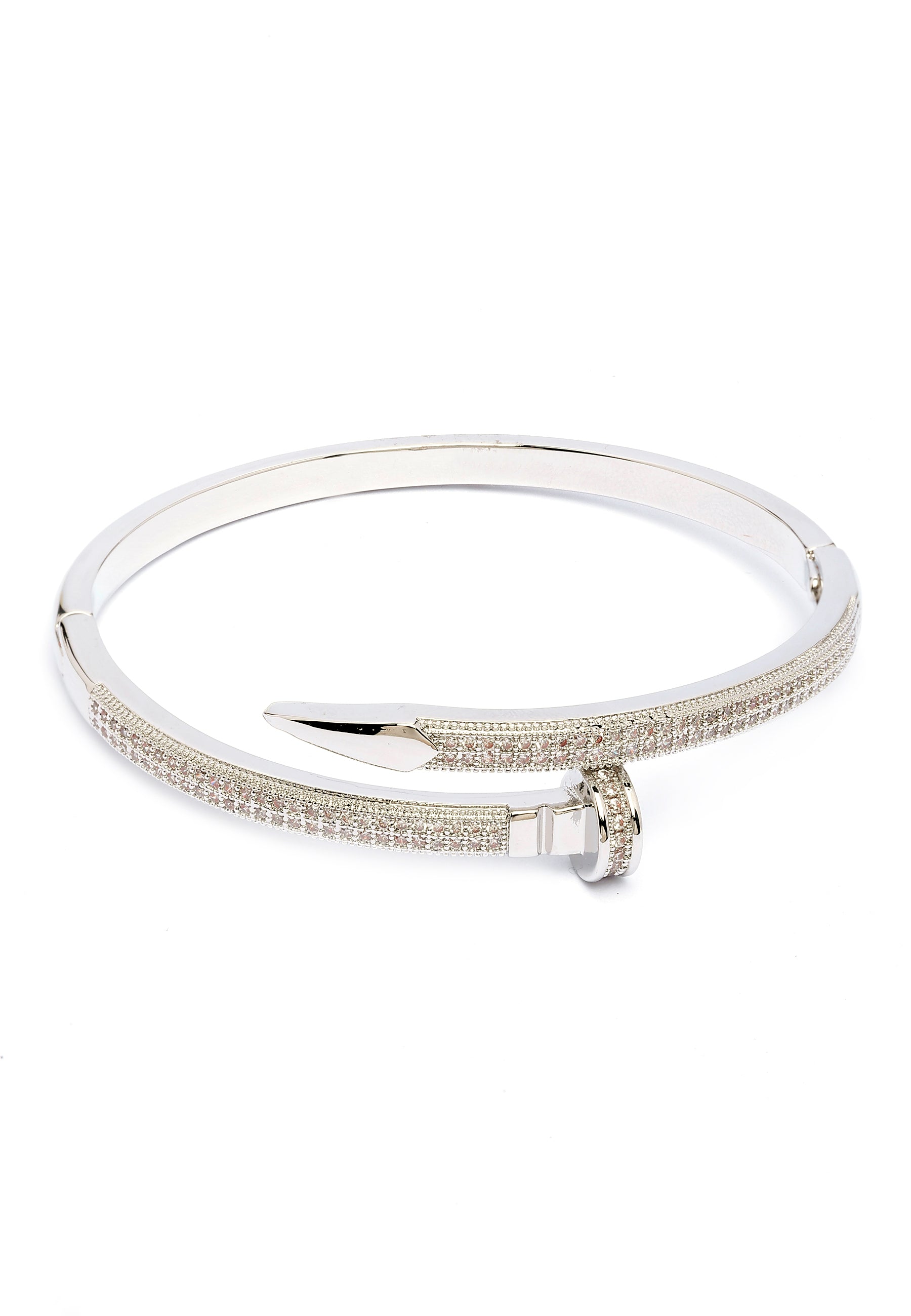 Brazalete Brillante de Plata Aguda