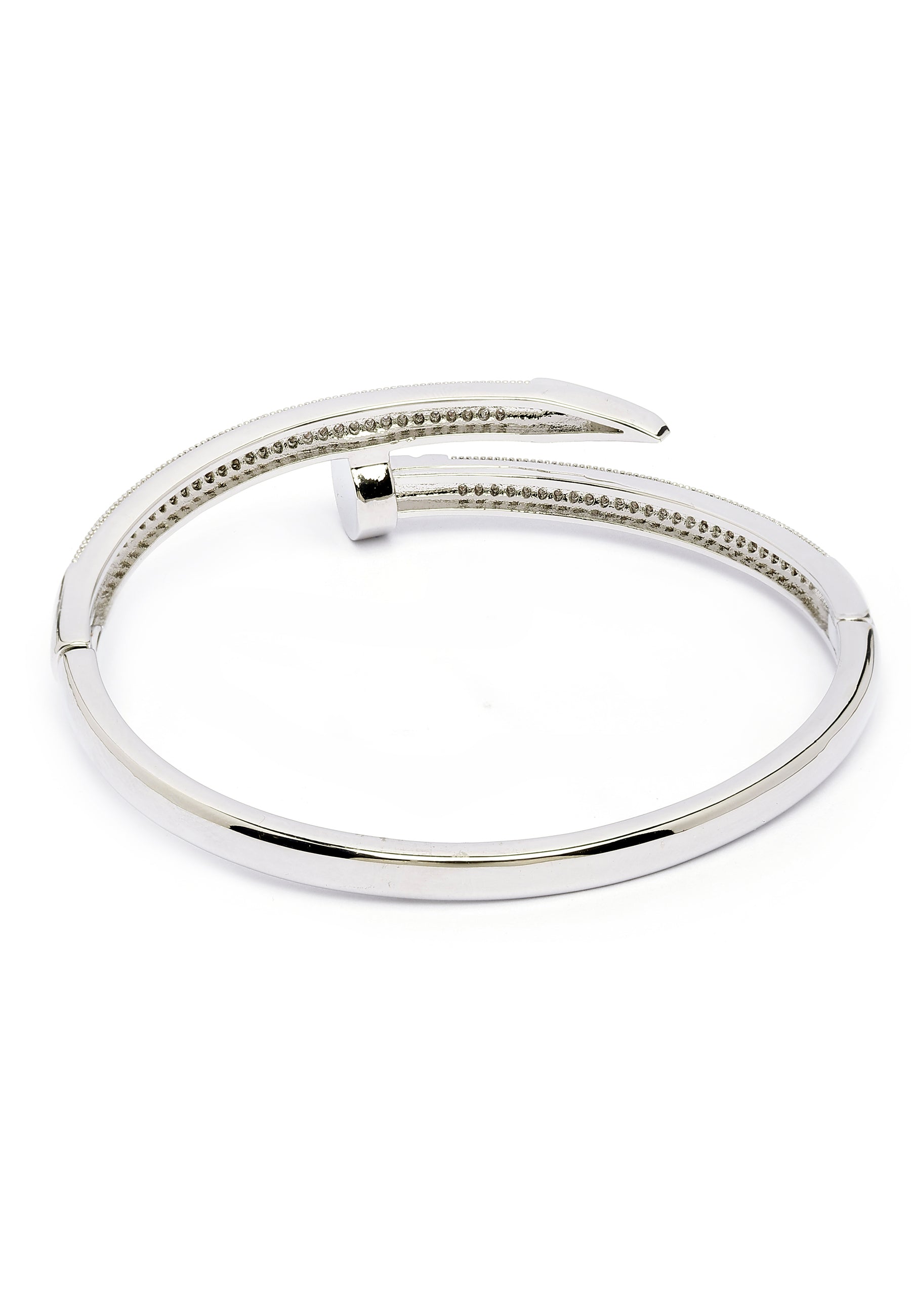 Bracciale Argento Lucido Affilato