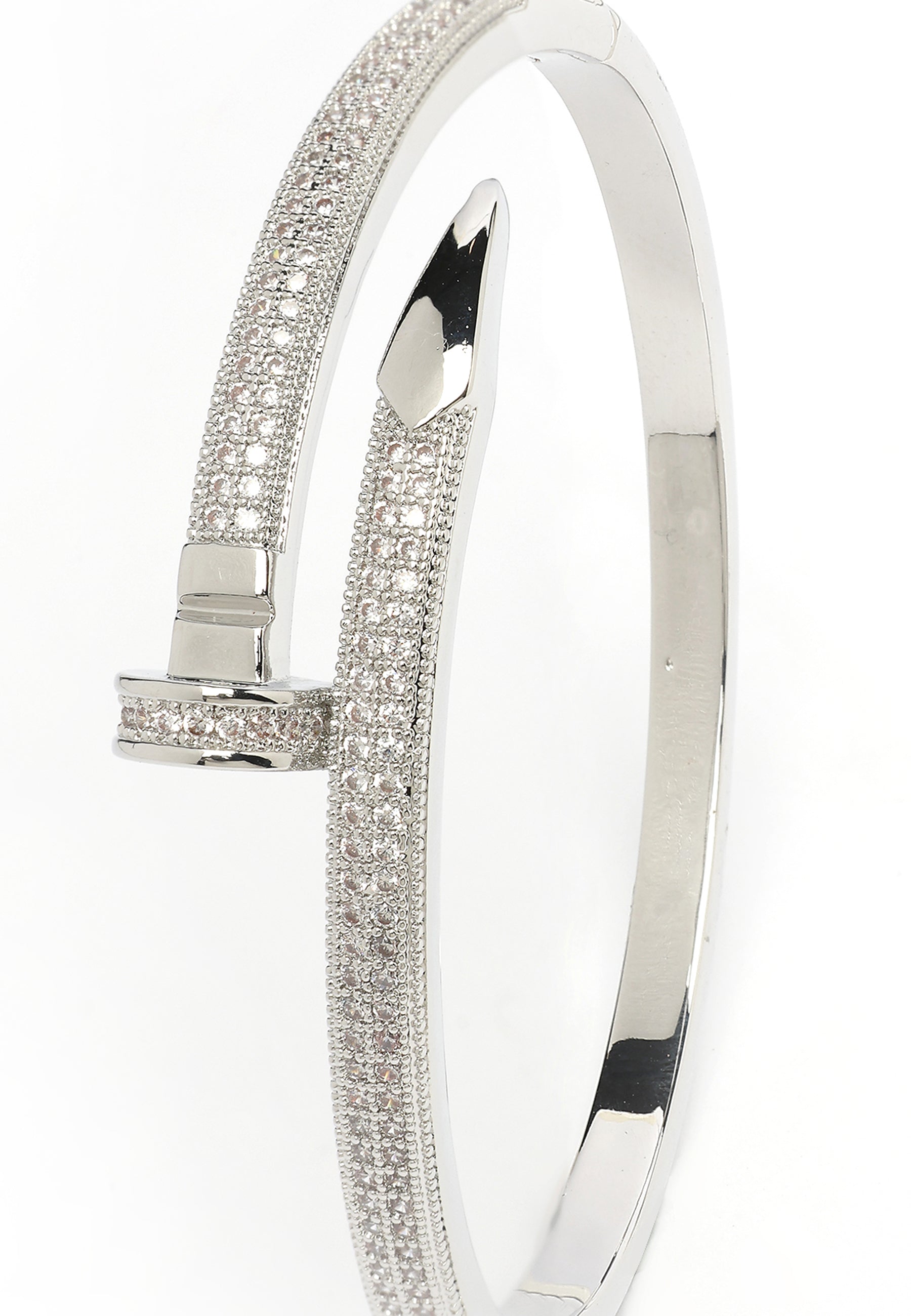 Brazalete Brillante de Plata Aguda