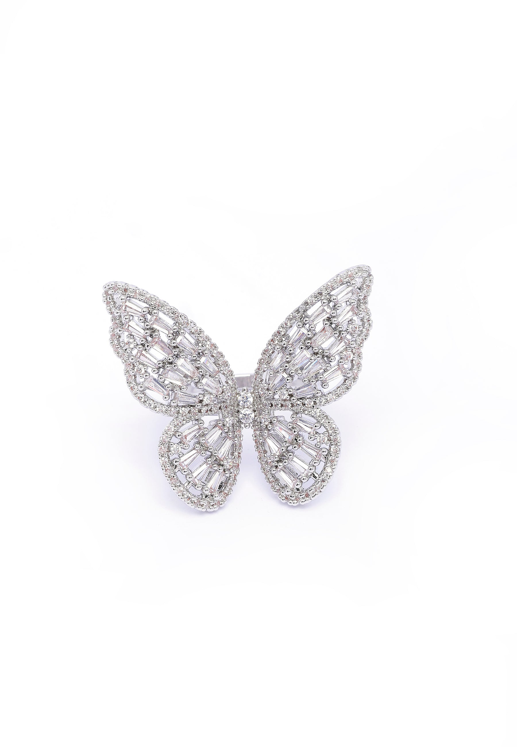 Baguette Butterfly Classy Ring