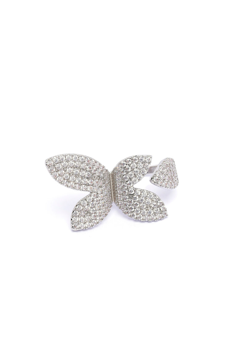 Silver Butterfly Ring