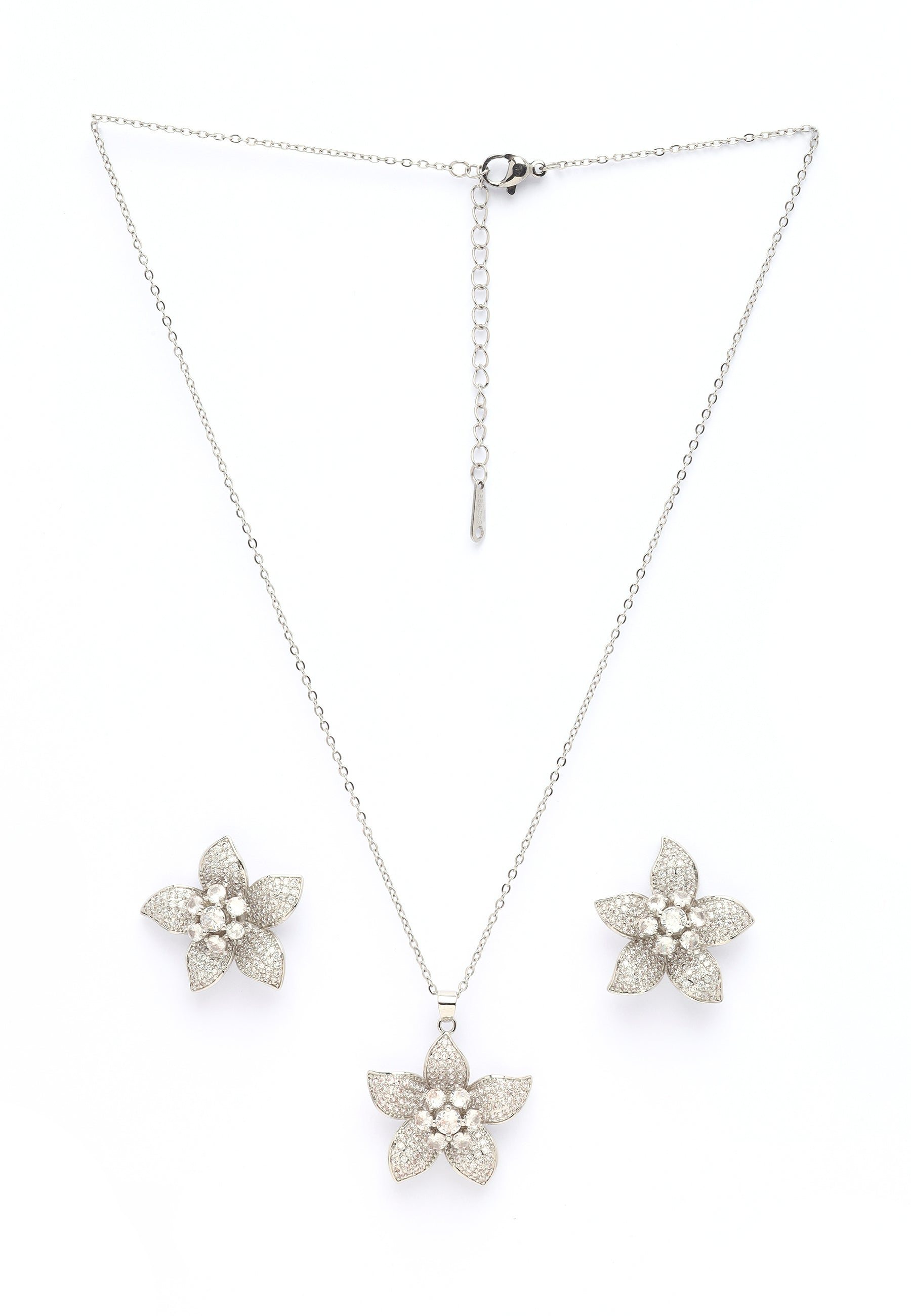 Conjunto de Radiancia Silver Bloom