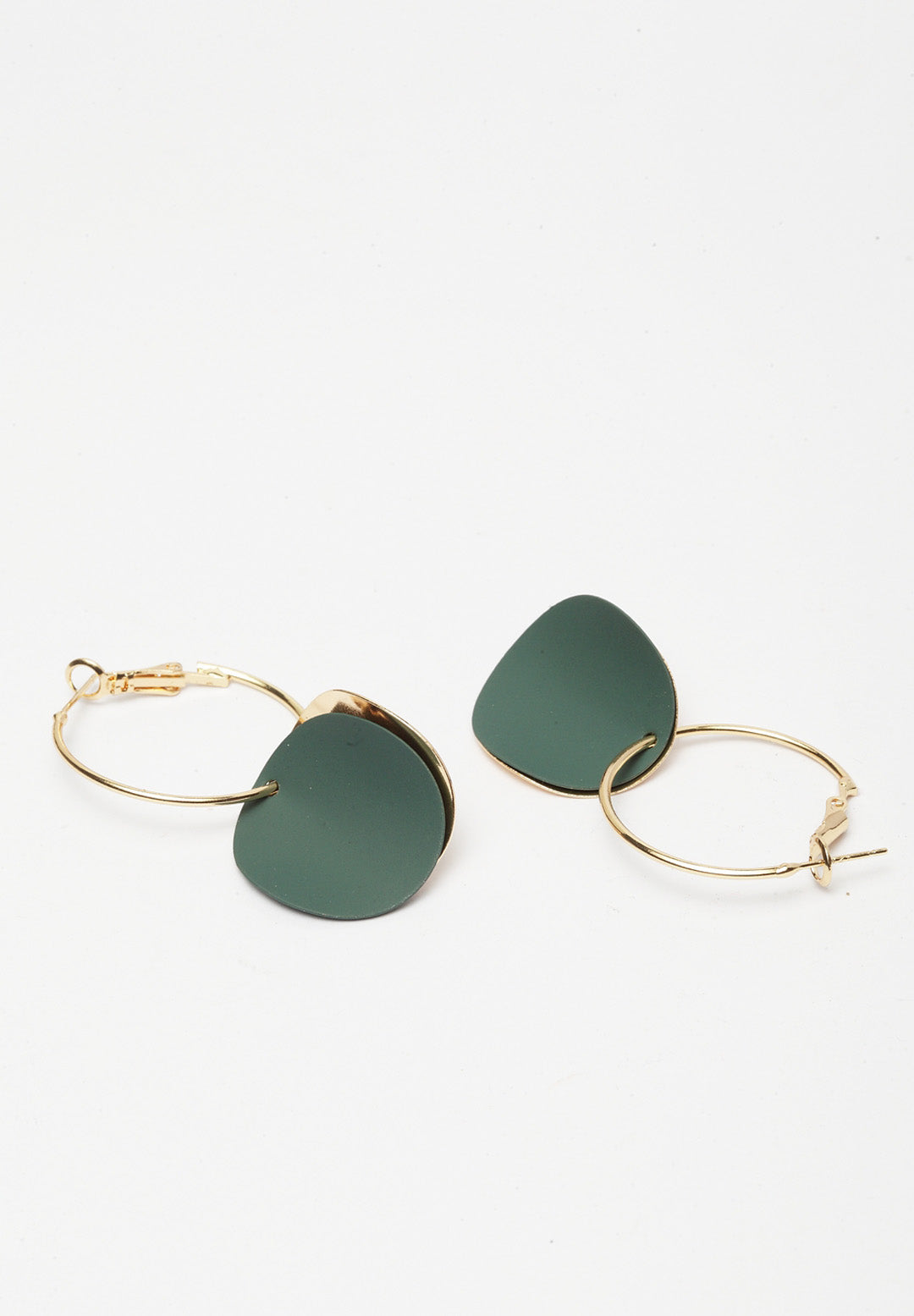 Gold-Plated Hoop Earrings