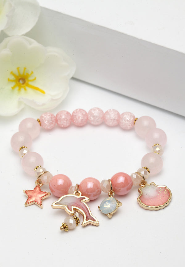 Bráisléid Pearl Colorful Le Charms