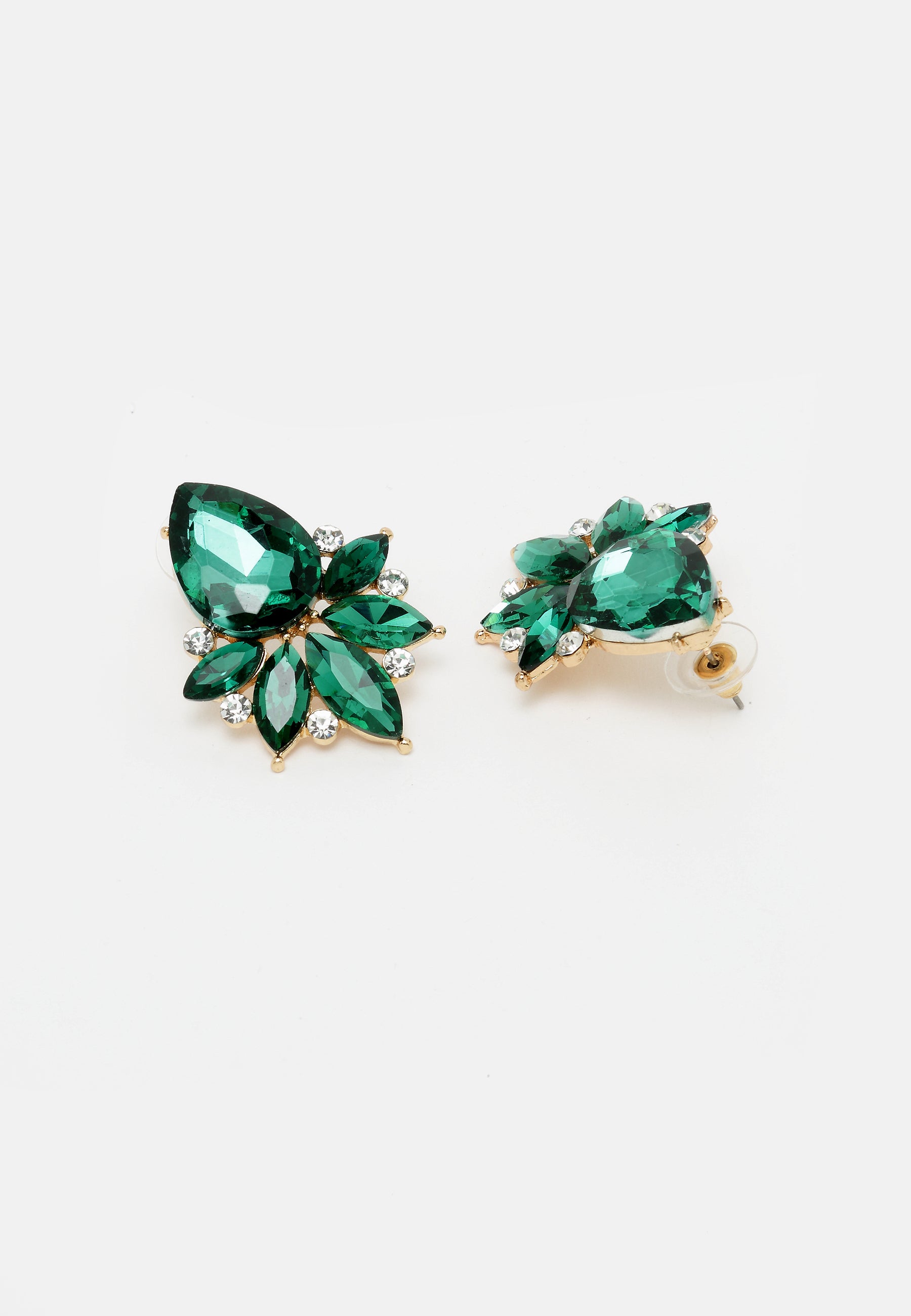 Kristallen studs in groen