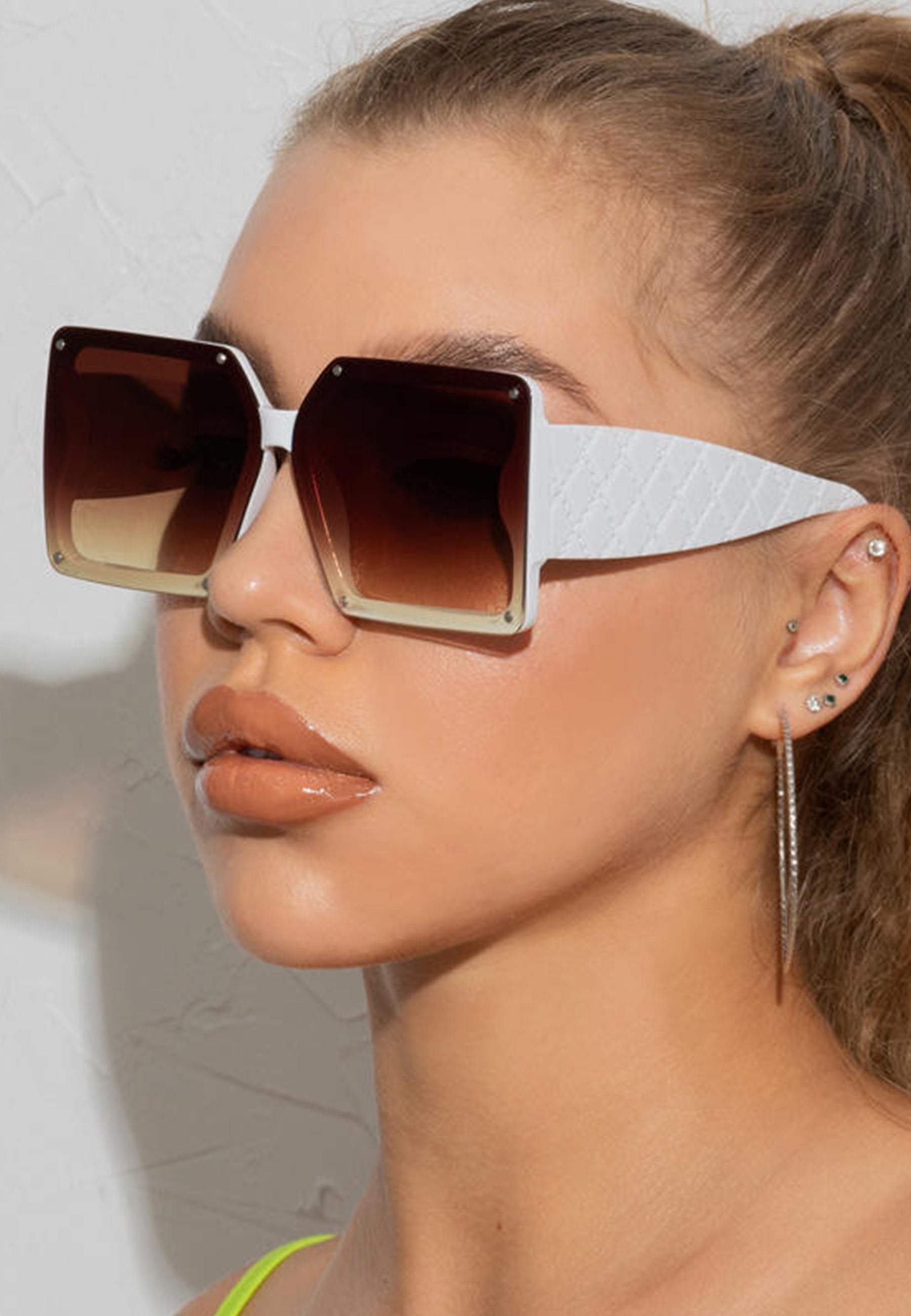 Square Shape Oversized Sunglasses