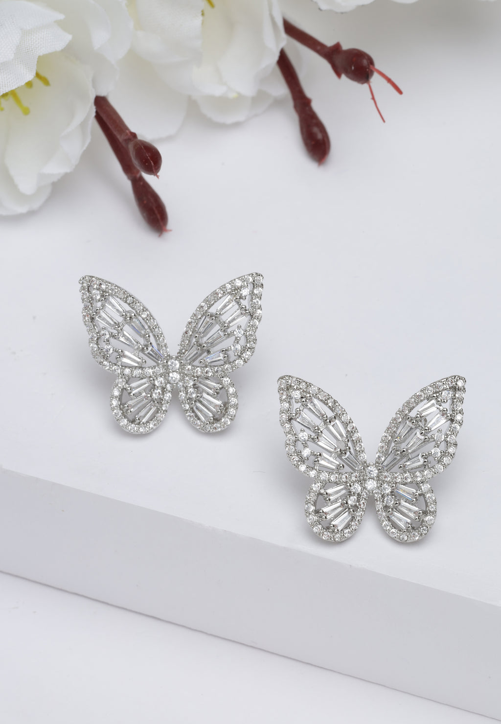 Pendientes de mariposa