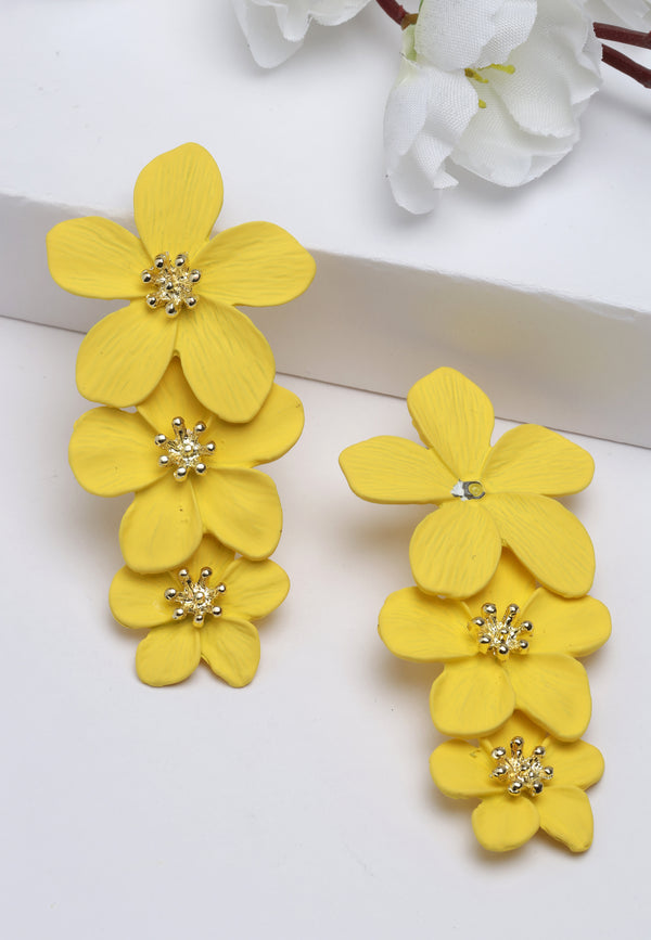 Floral drop Earrings