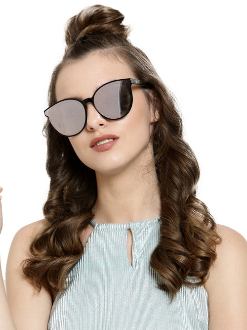 Gafas de sol con espejo para mujer a la moda