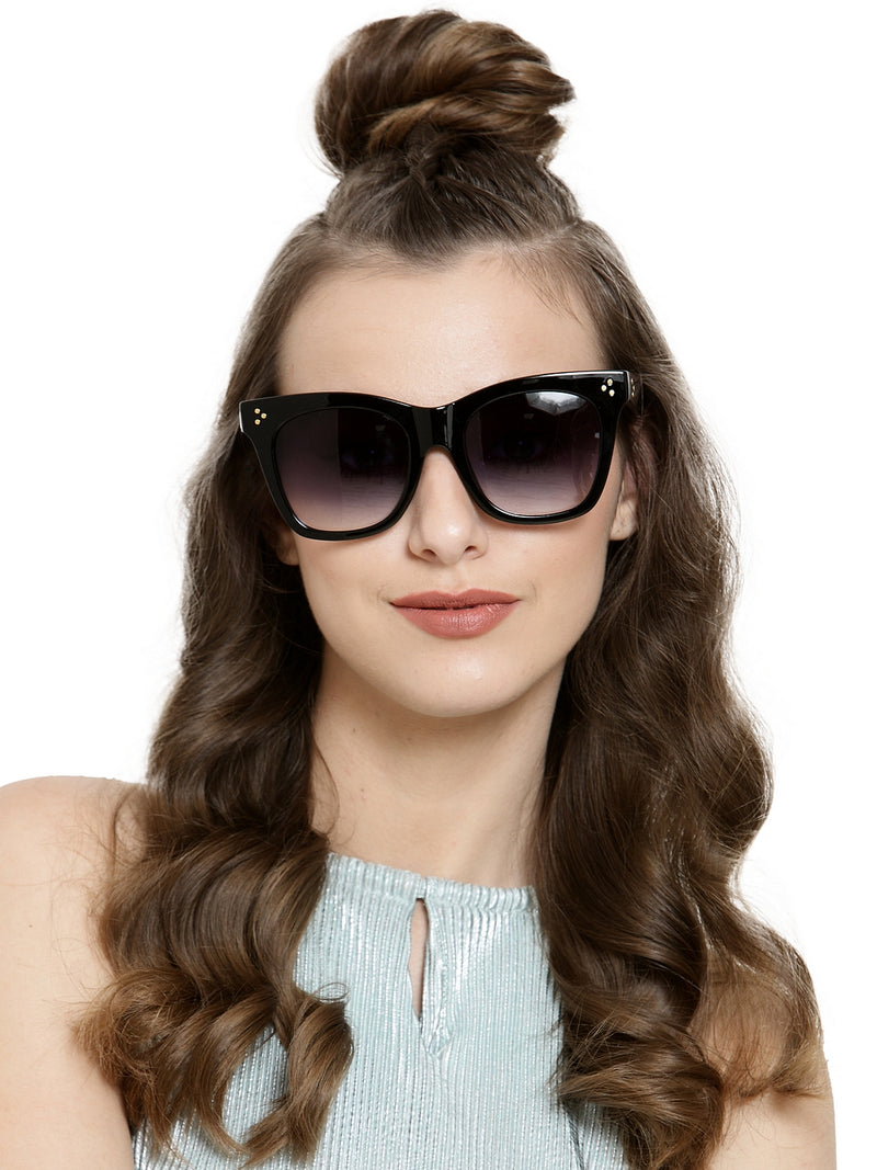 Gafas de sol de moda con degradado de diseñador Cateye Sun